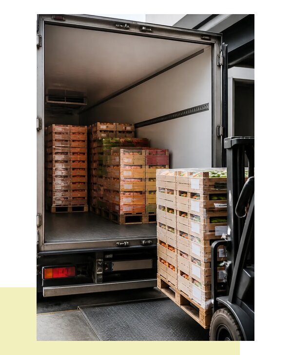 Перевозка сельхозпродукции на паллетах с доставкой в Волгоград